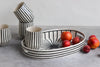 Oval Burst Serving Tray with Handles