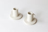 Candlestick Holder Pair - Salt