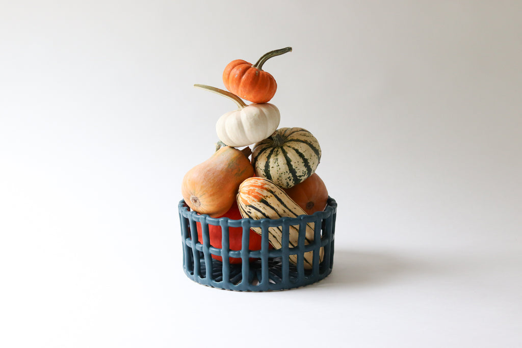 Coil Fruit Bowl - Deep Ocean