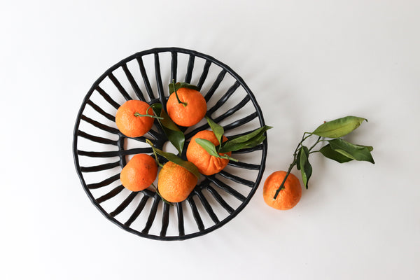 Coil Fruit Bowl - Black