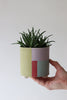 Abstract Footed Planter - Spring - Option A