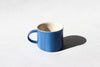 Mug with Glazed Stripes - Sky