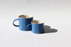 Mug with Glazed Stripes - Sky