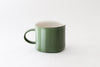 Mug with Glazed Stripes - Kelp