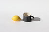 Mini Mug with Stripes - Black