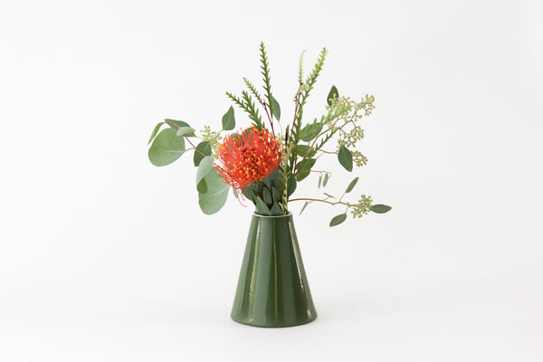 Give Take Bud Vase - Kelp