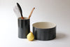 Give Take Oval Vase - Black