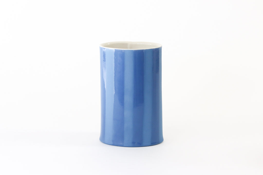 Give Take Oval Vase - Sky