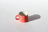 Mini Mug with Stripes - Coral