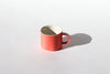 Mini Mug with Stripes - Coral