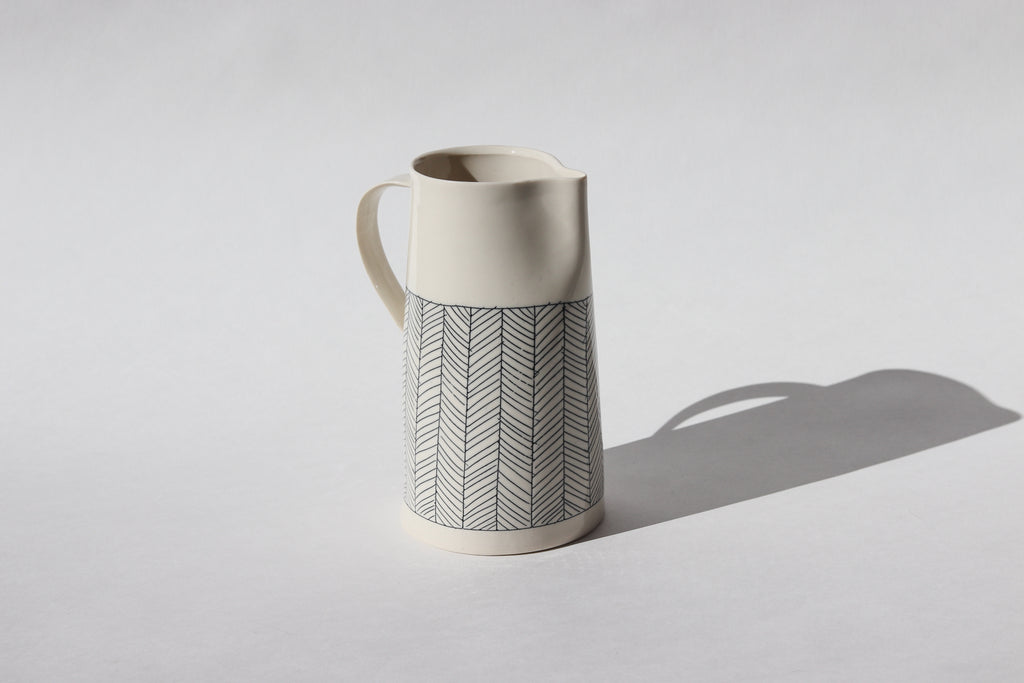 Herringbone Pitcher