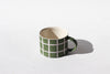 Grid Mug - Kelp + Lavender