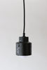 Glaze Striped Pendant Swag Light - Black