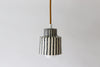 Pinstripe Pendant Swag Light - Ochre