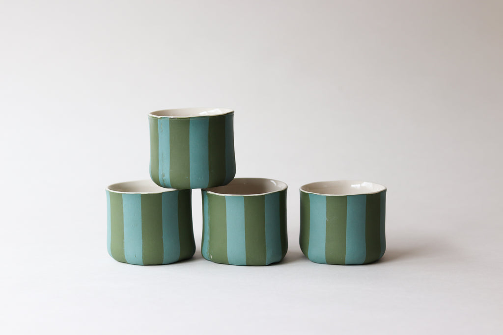 Mini Cup with Stripes - Kelp and Swell