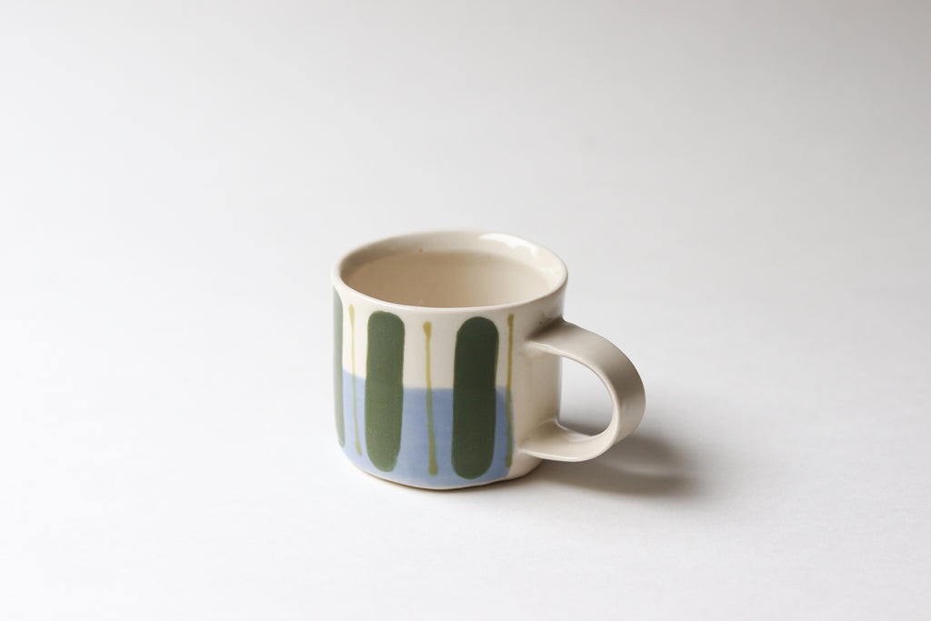 Color Play Mini Mug - Blue + Kelp + Olive