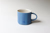 Mug with Glazed Stripes - Sky