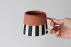 Striped Mug - Rust