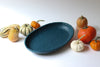 Pinched Serving Platter - Deep Ocean