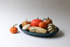 Pinched Serving Platter - Deep Ocean