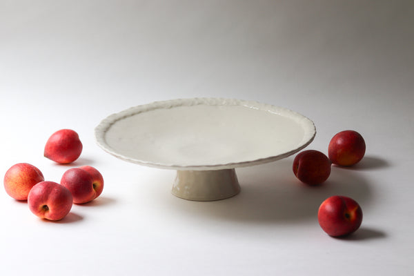Pinched Pedestal Bowl - Salt