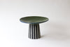 Striped Pedestal Bowl - Kelp