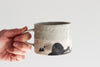 Pinched Splatter Mug - Seafoam