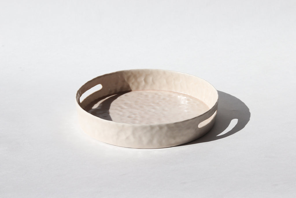 Everyday Pinched Serving Tray with Handles