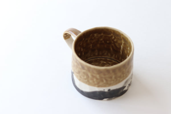 Pinched Splatter Mug - Umber