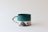 Pinched Splatter Mug - Sea