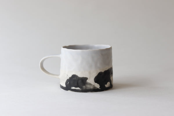 Pinched Splatter Mug - Lavender