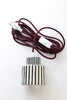 Pinstripe Pendant Swag Light - Plum