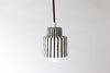 Pinstripe Pendant Swag Light - Plum
