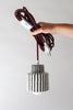 Pinstripe Pendant Swag Light - Plum