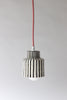 Pinstripe Pendant Swag Light - Rose