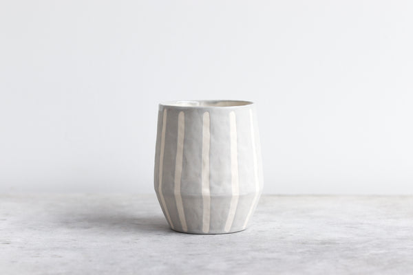 Pinstripe Tumbler - Fog - SALE