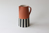 Striped Pitcher - Rust