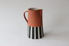 Striped Pitcher - Rust