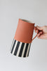 Striped Pitcher - Rust