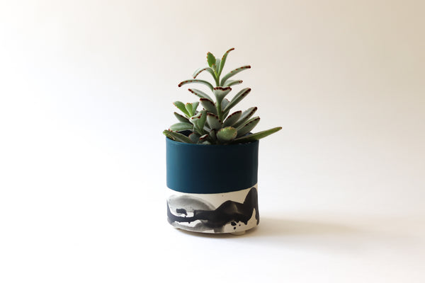 Splatter Planter - Deep Ocean