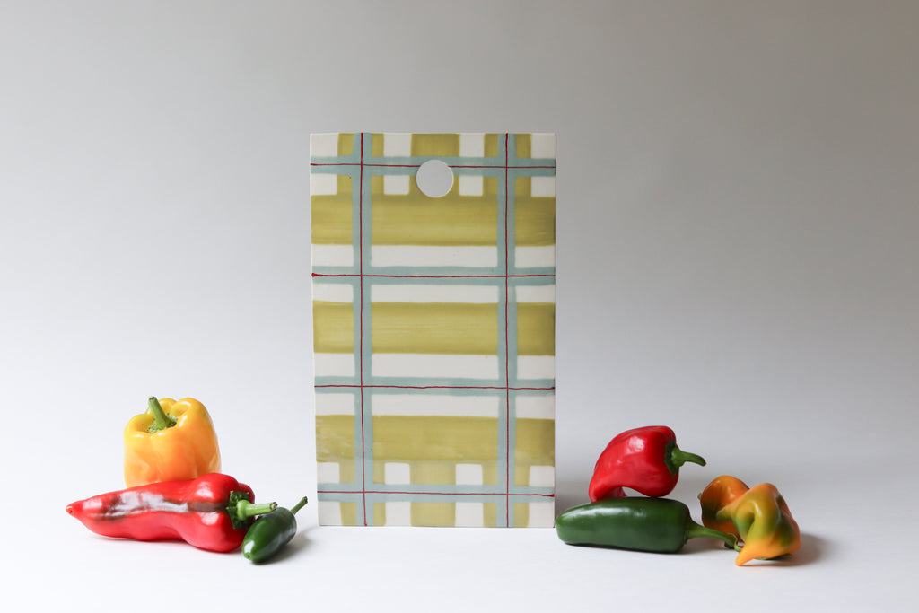 Serving Board - Olive + Turquoise + Cherry