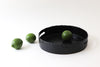 Pinched Serving Tray with Handles -Black