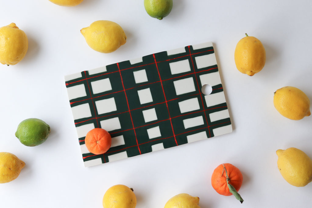 Serving Board - Moss + Cherry