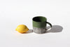 Mug with Stripes- Kelp