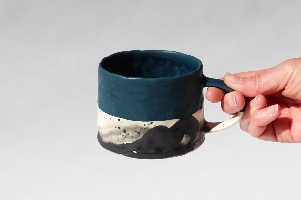 Pinched Splatter Mug