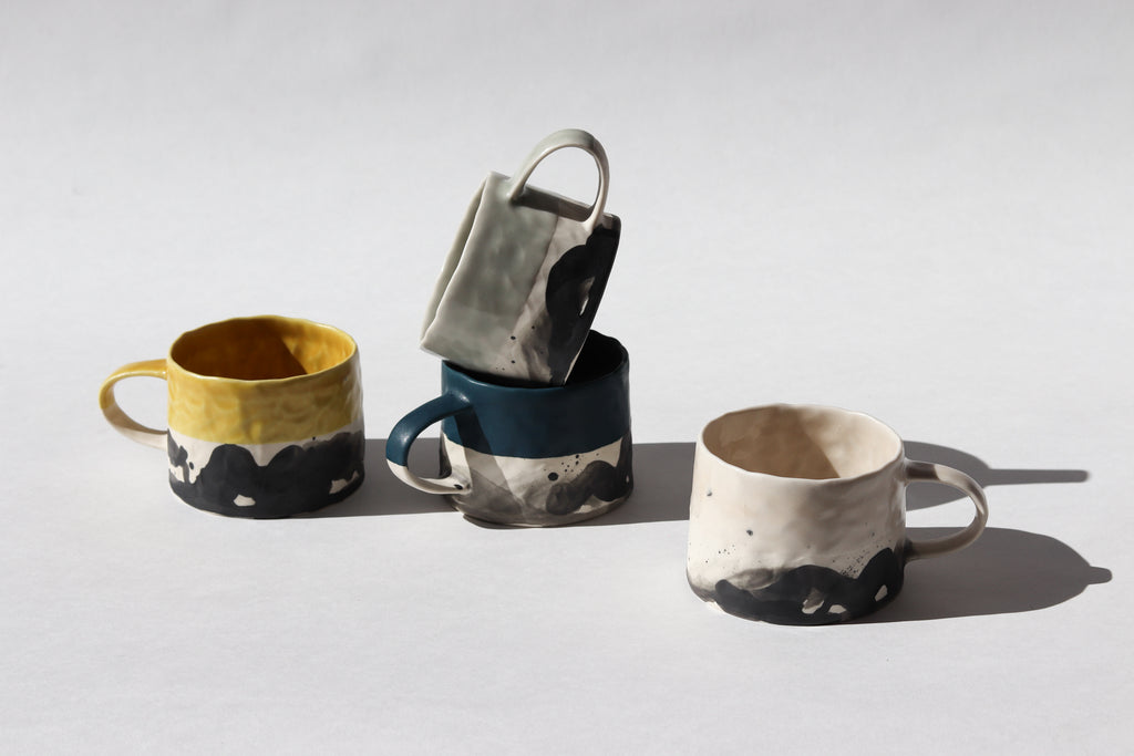 Pinched Splatter Mug