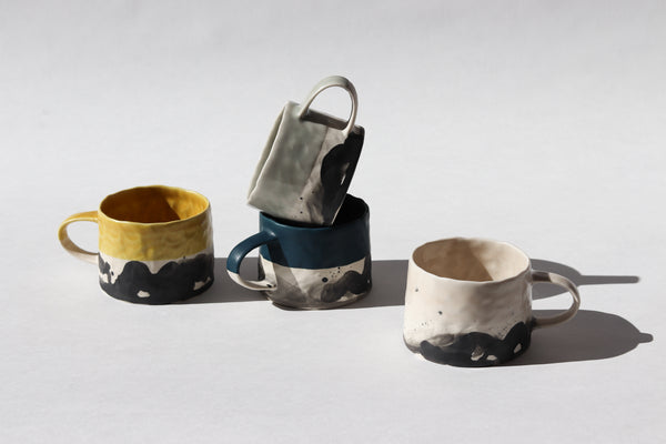 Pinched Splatter Mug