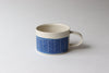 Herringbone Mug - Blue - SECOND