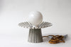 Pedestal Tabletop Lamp - Pinstripe