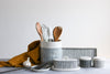 Herringbone Utensil Holder - White - SECOND